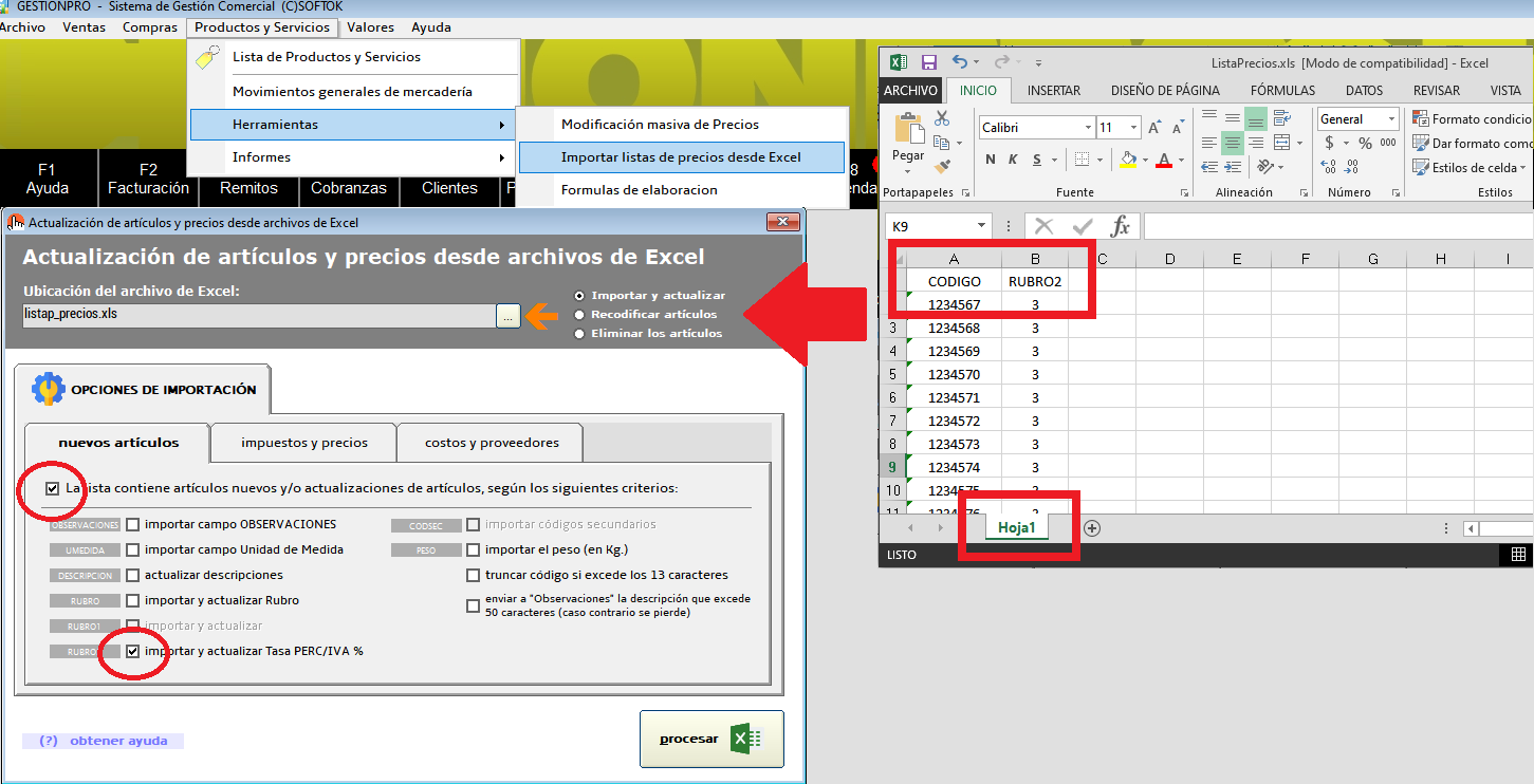 Ficha de cliente – exclusión percepción