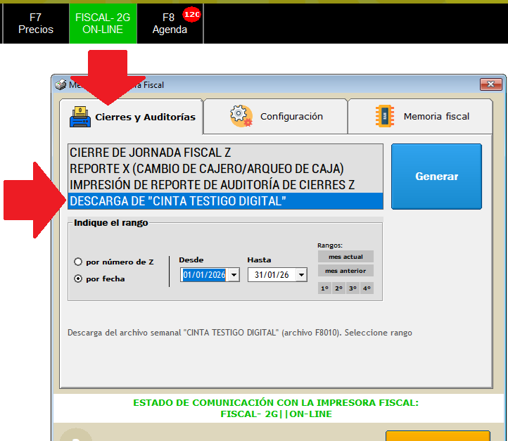 Proceso de descarga CTD