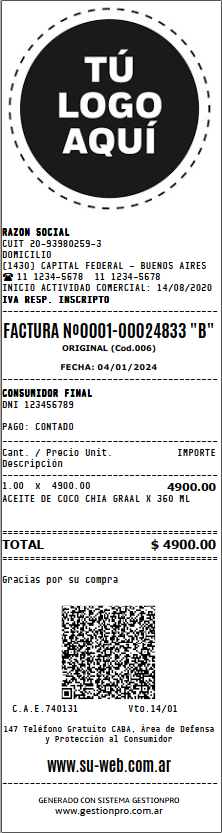 Configuración impresora térmica en GESTIONPRO