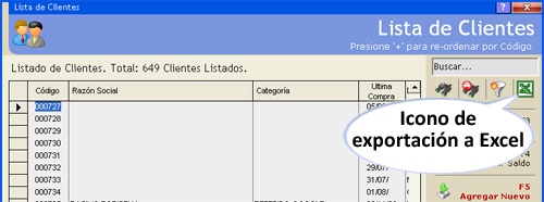 Modulo de exportacion