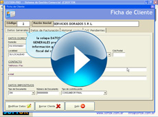 Video demostrativo de Actualizacion de clientes